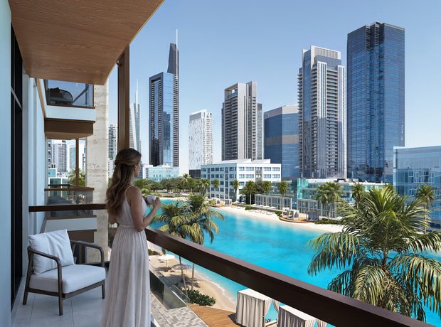 Balconies over the lagoon